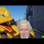 Veteran Muppeteer Caroll Spinney stars in this spot-on Birdman spoof