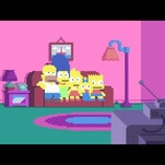 Pixel artists tackle The Simpsons in this great couch gag