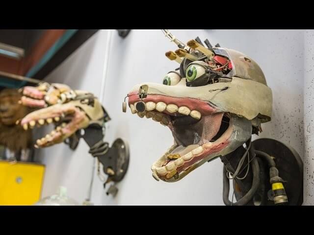 Tested tours Jim Henson’s Creature Shop, plays with puppets