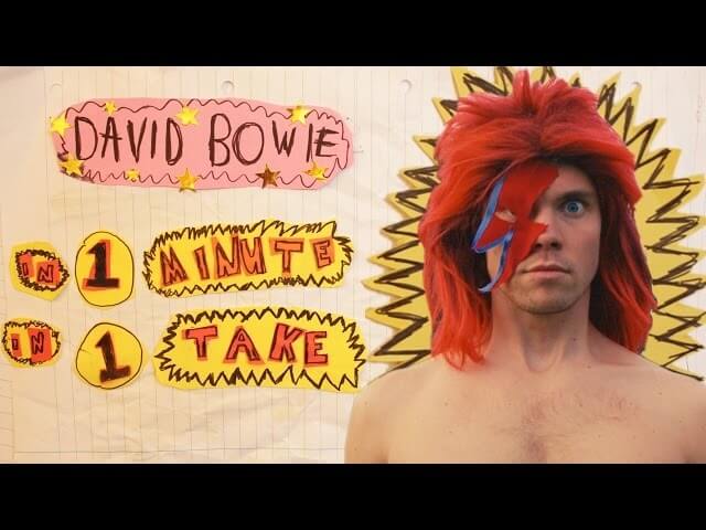 David Bowie’s career explained in one minute-long take