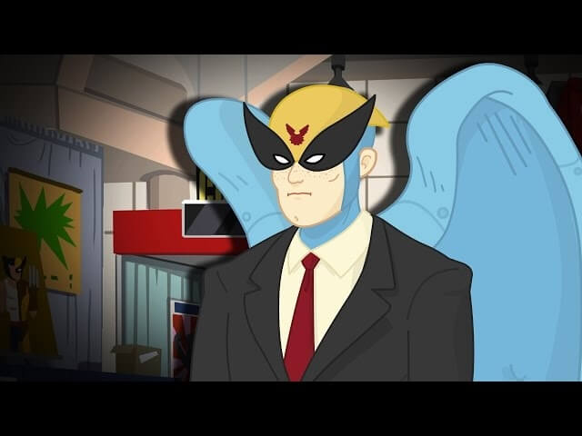 At last, the Birdman/Harvey Birdman crossover the world has been needing