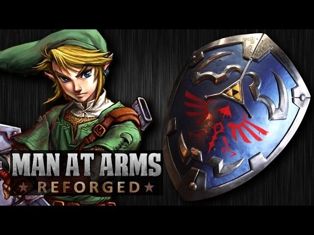 Blacksmiths forged The Legend Of Zelda’s Hylian Shield and Master Sword