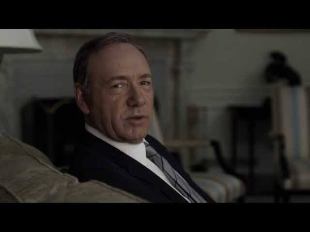 Shatter the fourth wall with a supercut of Frank Underwood’s sinister asides