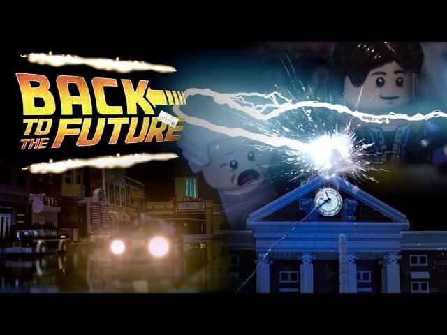 Back To The Future’s clocktower scene recreated in Lego stop motion