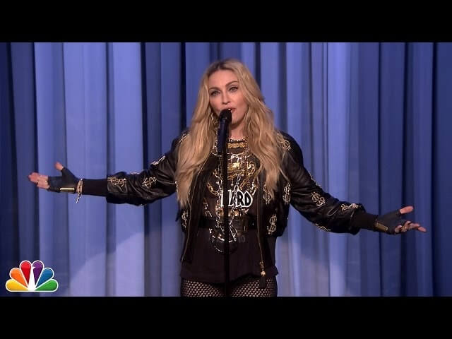 Ladies and gentlemen, the comedy stylings of Madonna