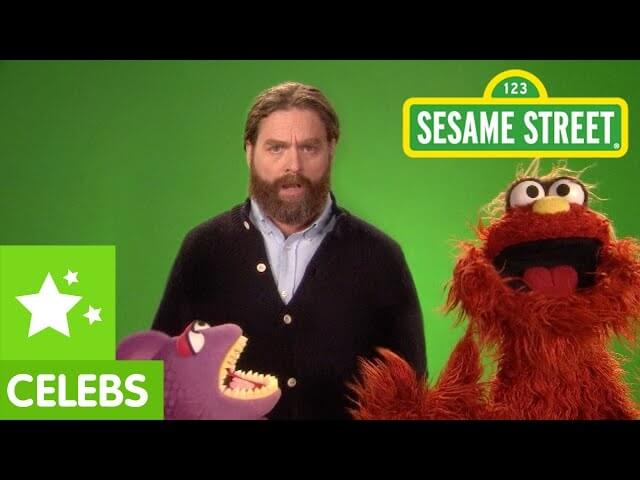 Sesame Street used Zach Galifianakis to teach kids what it means to be nimble