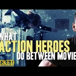 Action heroes brunch like mayhem-loving badasses in this new web video