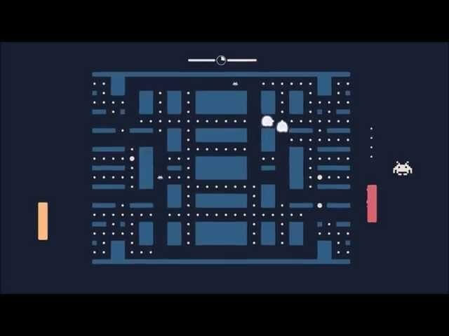 Pacapong is Pac-Man, Pong, and Space Invaders combined