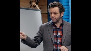 Comedy Bang! Bang!: “Michael Sheen Wears A Plaid Button Down And Grey Blazer”