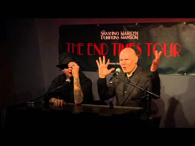 Watch the Billy Corgan/Marilyn Manson livestream Q&A right here