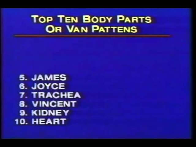 “From the home office…”: 10 David Letterman Top Ten Lists