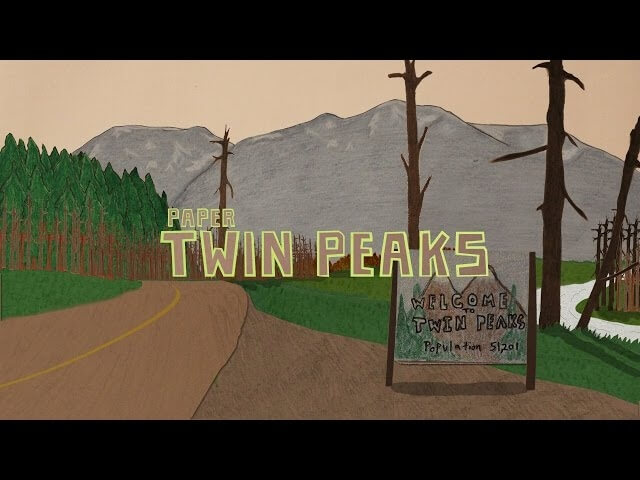 Twin Peaks’ opening credits only get creepier when remade using paper