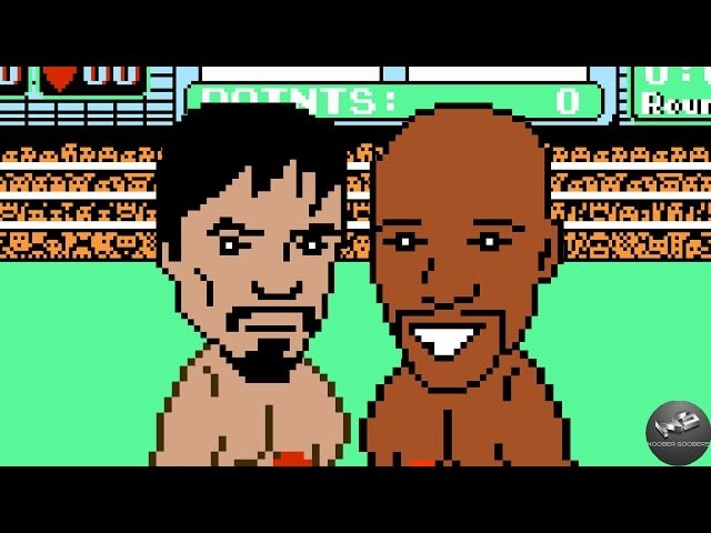 Watch Mayweather vs. Pacquiao as a Punch-Out!! game