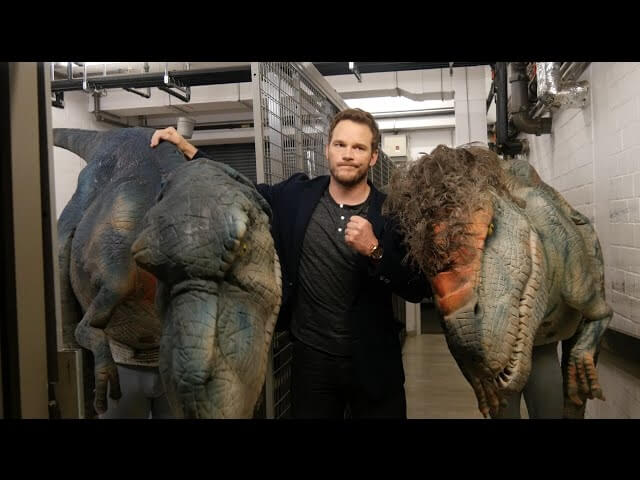 Watch some Polish dino-pranksters scare Chris Pratt to death