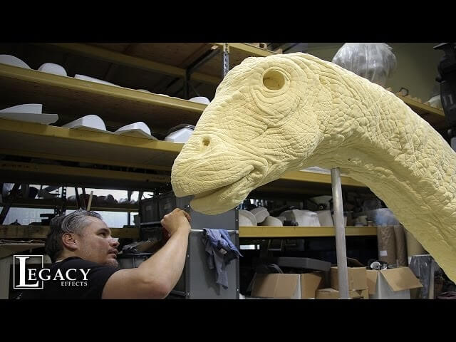 The making of Jurassic World’s animatronic Apatosaurus