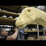 The making of Jurassic World’s animatronic Apatosaurus