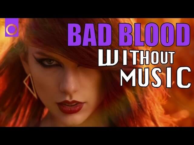 Taylor Swift’s “Bad Blood” video without the music is ridiculous