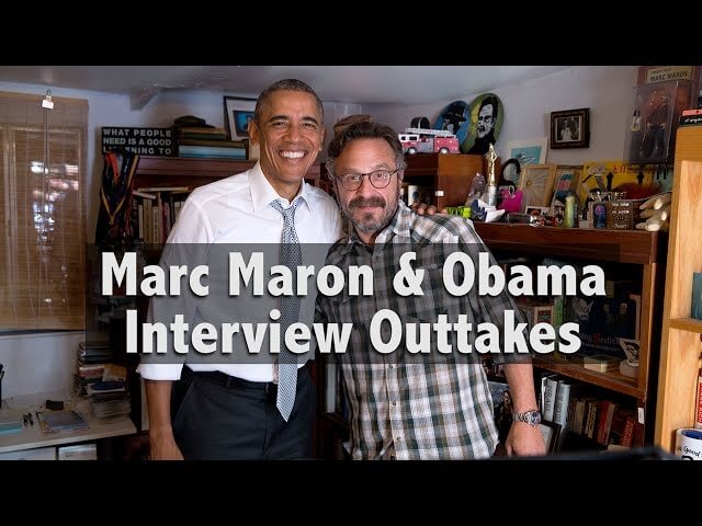 Listen to Marc Maron ask Obama way too many questions about the Comedy Store