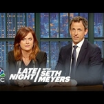 Watch Seth Meyers and Amy Poehler reunite for a new installment of “Really!?!”