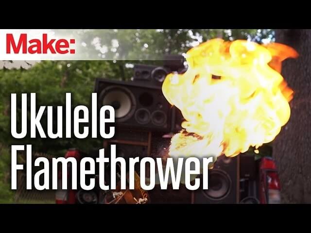 Build your own Fury Road-style flamethrower Ukulele