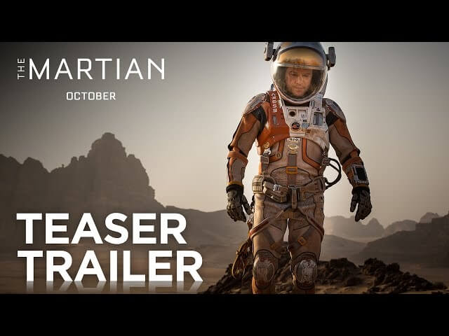 Houston, we have a Matt Damon problem in The Martian trailer