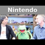 The creator of Mario visits the Henson Studios, is adorable