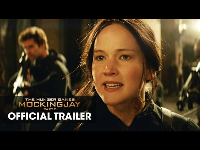 Jennifer Lawrence hotfoots through the Capitol in final Hunger Games trailer