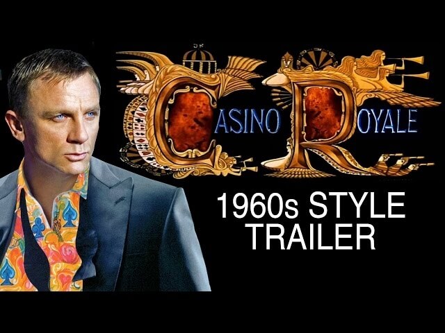 The trailer for Casino Royale, remade in groovy ’60s style