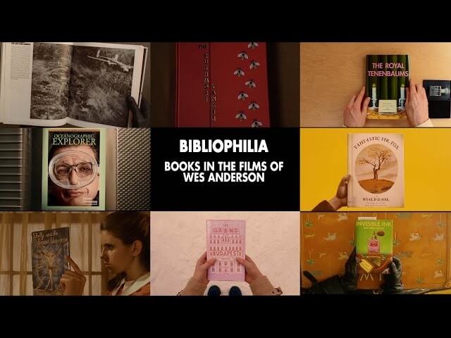 Dive into this video tribute to the books in Wes Anderson films