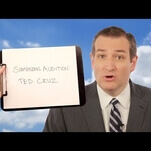 Ted Cruz’s awful Simpsons impressions are good for keepin’ down the urges