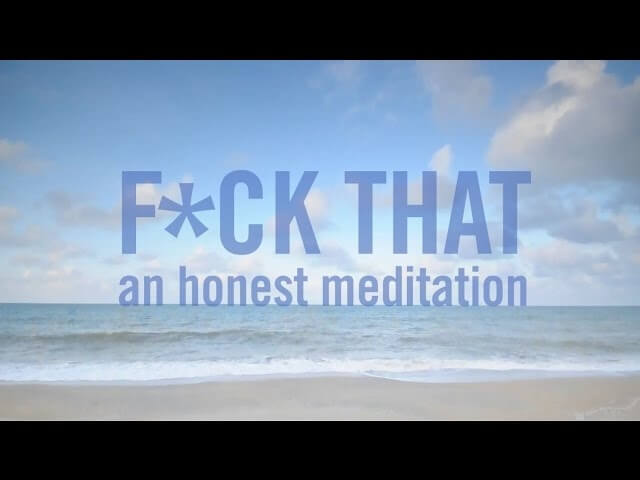 Forget the realities of today’s world and relax with this guided mediation