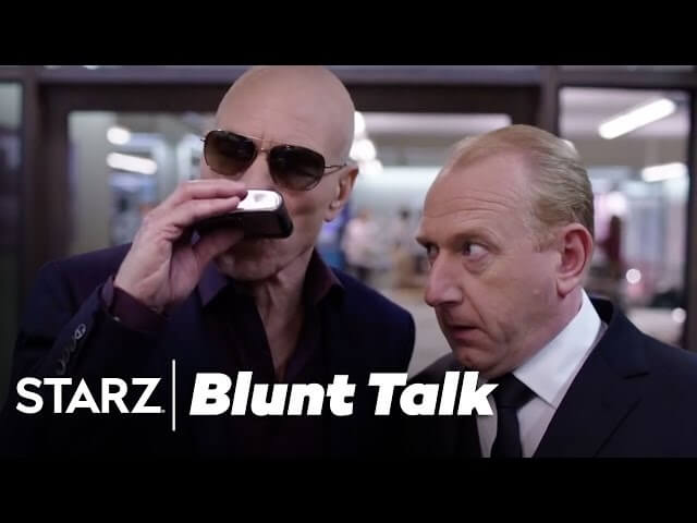 Patrick Stewart’s naughty newsman crashes and burns in the Blunt Talk trailer