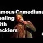 Supercut of how comedians take down their hecklers has a 2-drink minimum