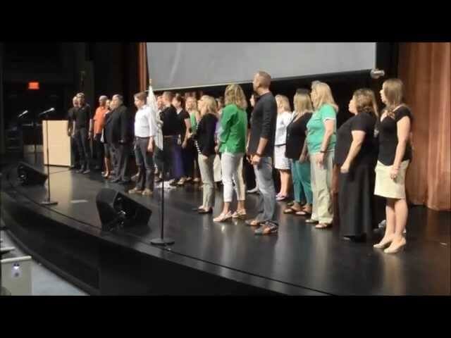 Teachers perform surprise rendition of Les Miserables’ “One Day More”