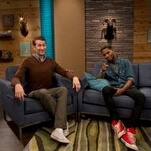 Comedy Bang! Bang!: “Randall Park Wears Brown Dress Shoes With Blue Socks”