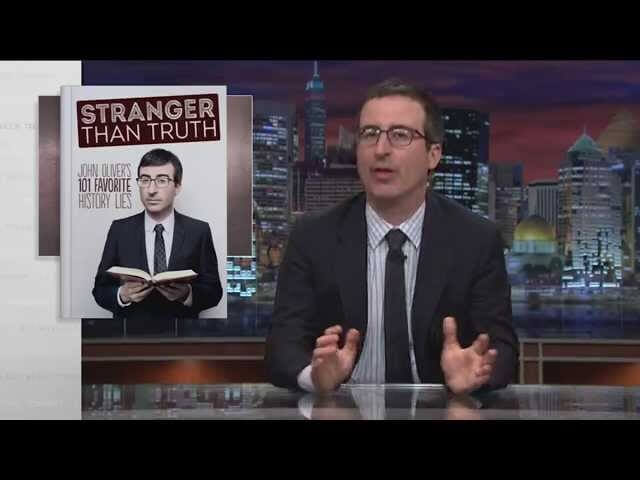 In a new web exclusive, John Oliver says he’s releasing a book next spring