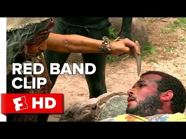 The first, NSFW Green Inferno red-band clip could be grosser, honestly