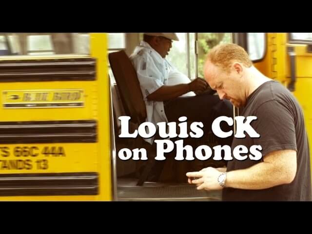 Louis CK supercut collects his hilariously dark bits about cell phones