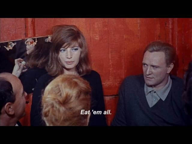 Monica Vitti chokes on the smog of modern living