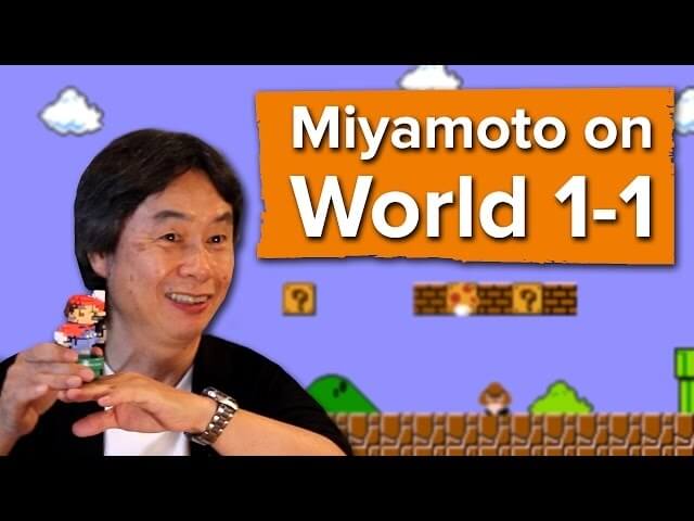 Shigeru Miyamoto explains the making of Super Mario Bros.’ first level