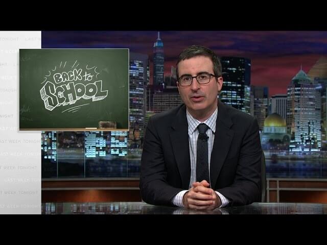 John Oliver covers what’s not being taught in schools