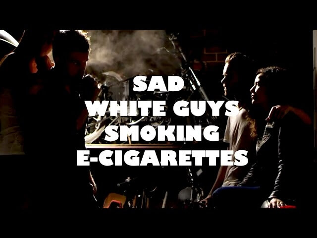 White dudes like Johnny Depp love to be sad and vape, apparently