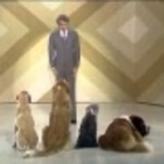 In 1976, Steve Martin performed stand-up for an audience of dogs