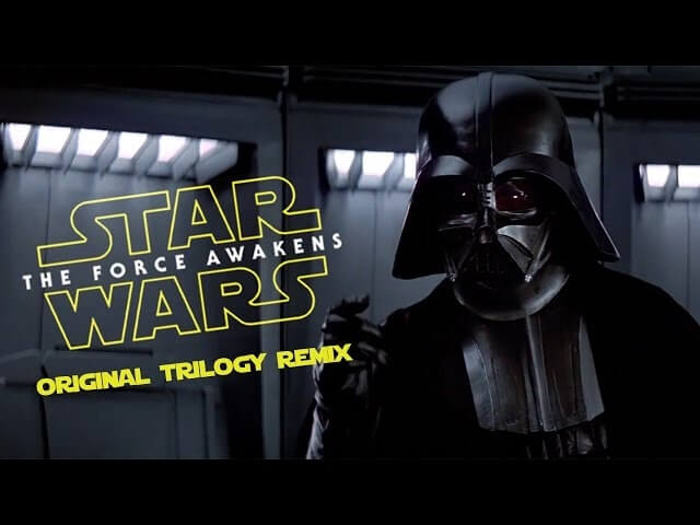 Remixed trailer combines new school and original recipe Star Wars