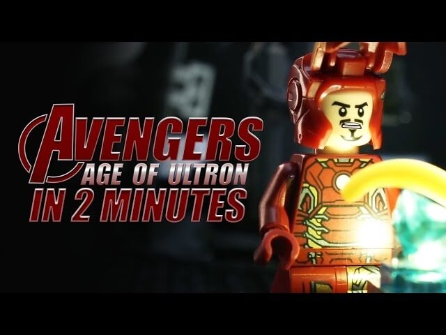 Age Of Ultron In 2 Minutes snaps together the film’s high and low points in LEGO