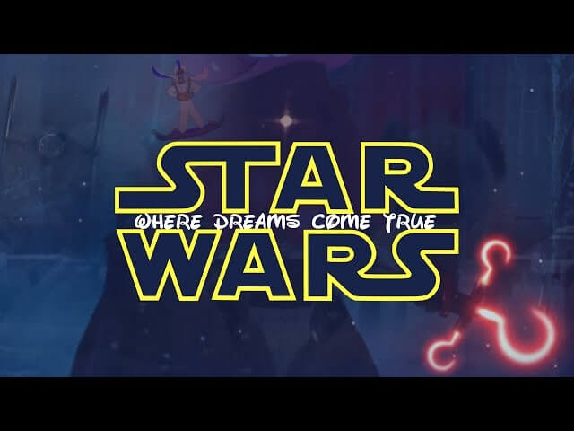 Star Wars: The Force Awakens gets Disneyfied in a new mashup