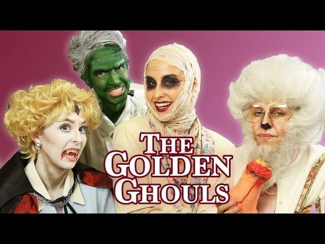 Spooky Golden Girls parody thanks you for being a fiend