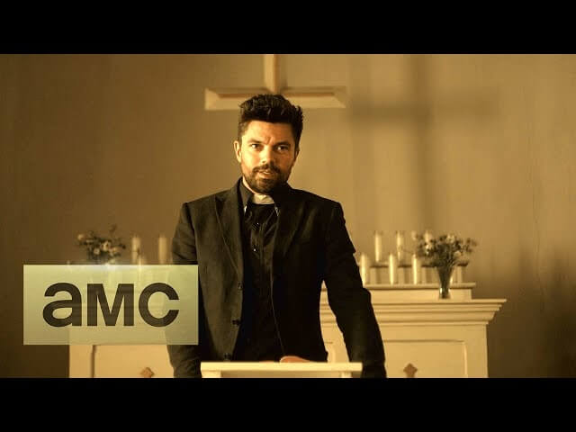 Time, fists, and a vampire fly (sort of) in this teaser for AMC’s Preacher