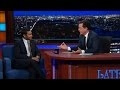 Aziz Ansari called out CBS’s lack of diversity while on The Late Show