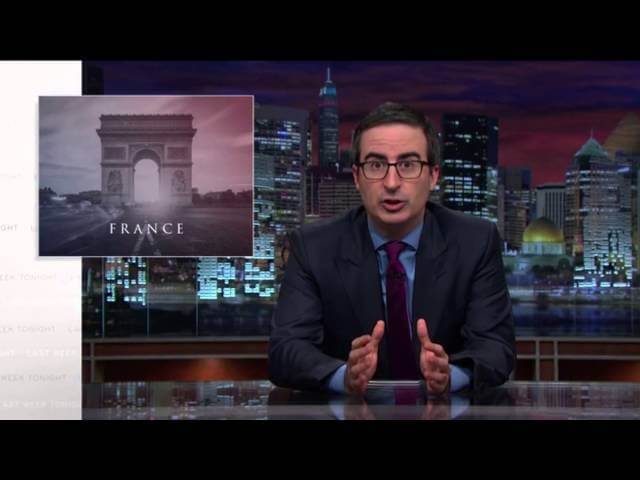 John Oliver on the Paris attackers: “Fuck these assholes”